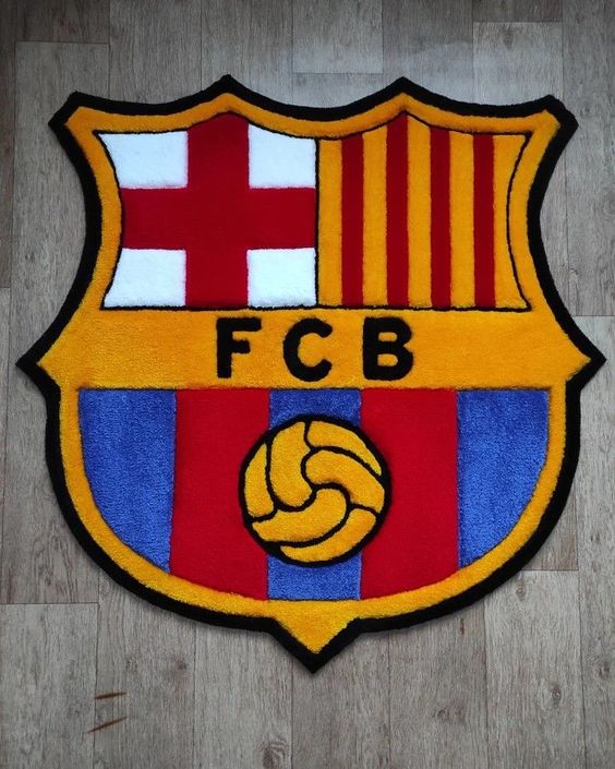 FC Barcelone -Tapis Touffeté