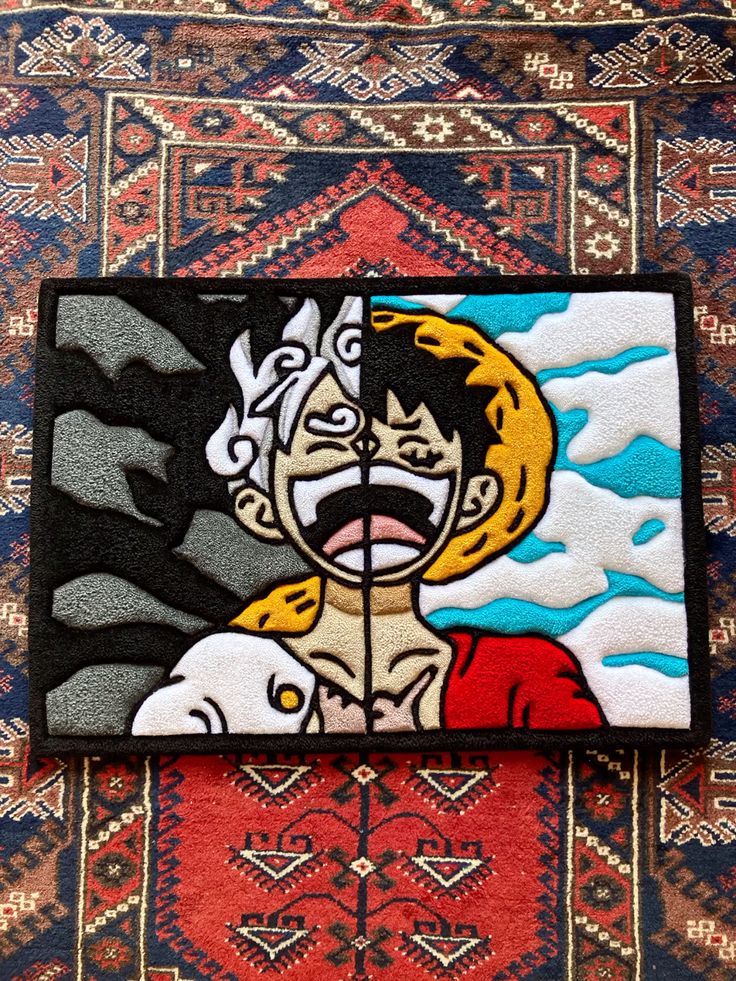 Luffy Gear 5 Tuffed Rug