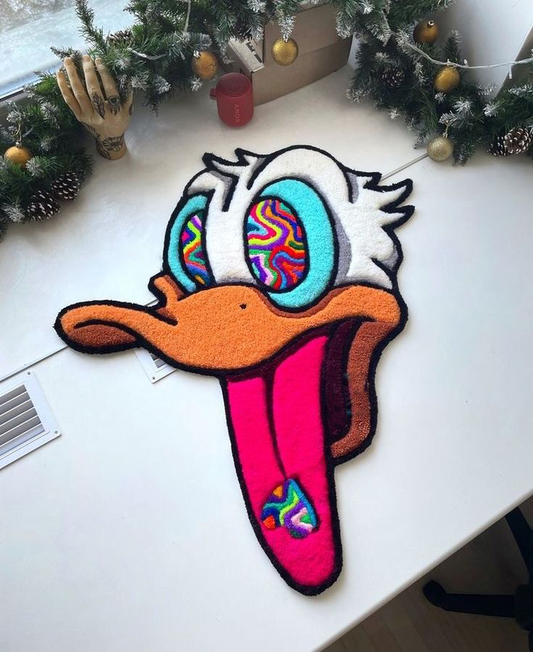 High donald duck - Tapis Touffeté